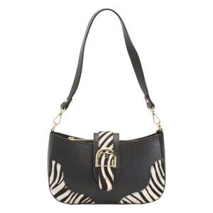 ISADORA Made In Italy Leather Front Buckle Crossbody